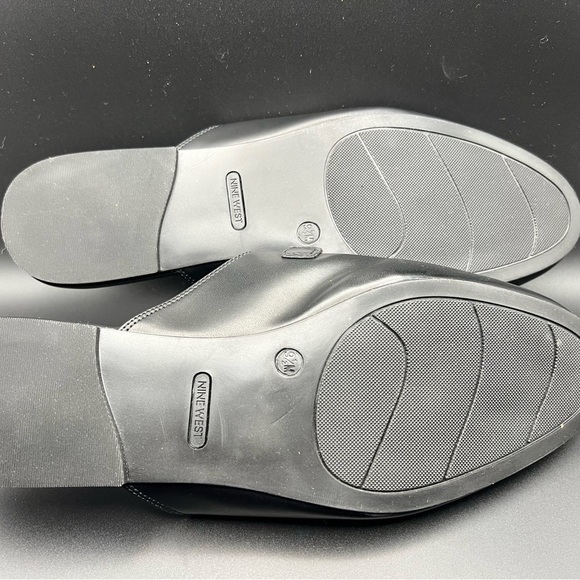 Nine West Black Mules with Gold Accent - Picture 6 of 6